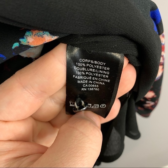 RW&CO | Womens Sleeveless Floral Dress Blouse Summer Business Casual Size Medium - Picture 7 of 8